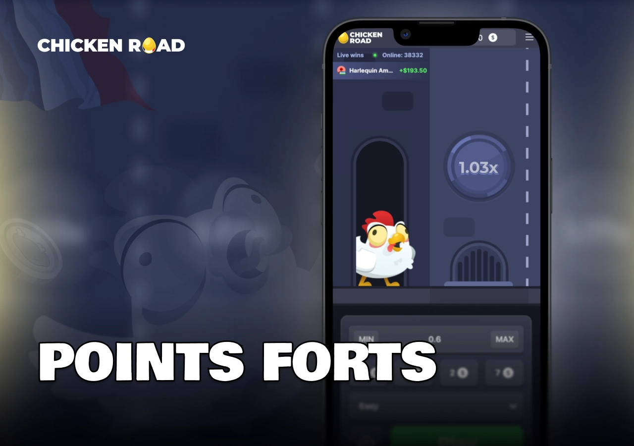 Fonctions clés et points forts du jeu de casino Chicken Road